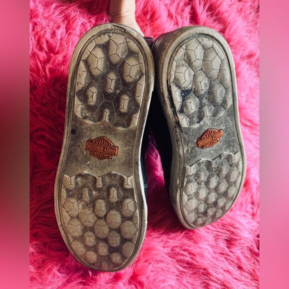 Harley-Davidson Men's SIZE 10 M Steinman Waterproof Riding Shoes, Black - Picture 5 of 11